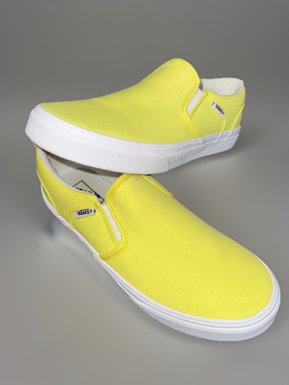 Vans Women’s Slip-On Sneakers Yellow & White Size: 6 Missy